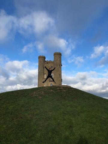 Julie Greene near castle mount